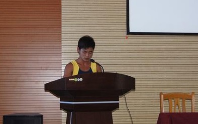 江苏省常州体育运动学校学生代表发言