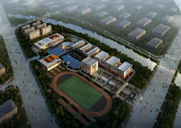 江苏吴江中等专业学校鸟瞰图