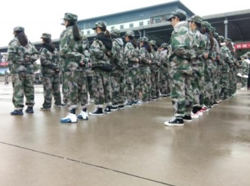 常州旅游商贸高等职业技术学校军训