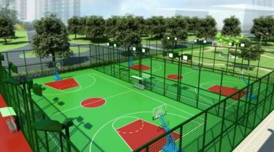 杭州美术职业学校篮球场