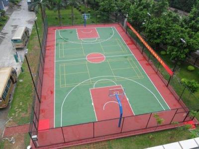 宁波黄泰技工学校篮球场