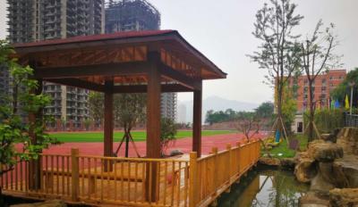 重庆旅游学校建胜分校校园一角
