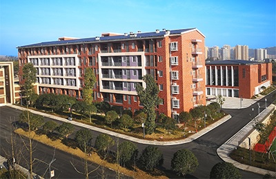 重庆旅游学校建胜分校校园一角