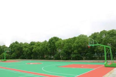 杭州萧山技工学校篮球场