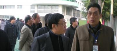 灌南教育中心领导巡查