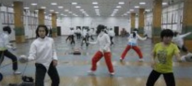 徐州市体育运动学校比赛前训练