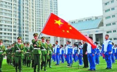 江苏启东中学军训