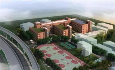 云南省国防工业学校---教学楼鸟瞰图