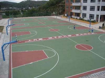 贵州省天柱民族中学篮球场