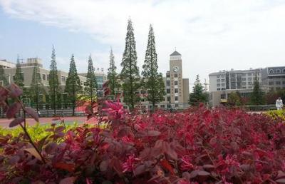 安顺集圣中学平坝校区校园景色