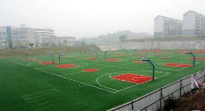 南充应用技术职业学校篮球场