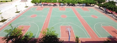 重庆彭水第一中学篮球场