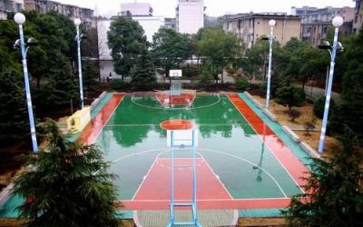 重庆云阳中学篮球场