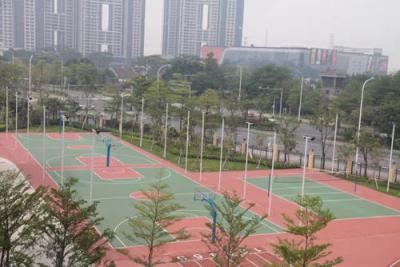 重庆万州清泉中学篮球场