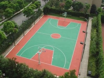 重庆联合技工学校篮球场
