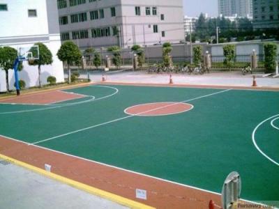 重庆新渝技工学校篮球场
