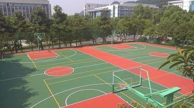 云南省电子信息高级技工学校篮球场