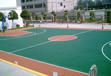 贵州福泉中等职业学校篮球场