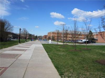 丰谷中学校园一角