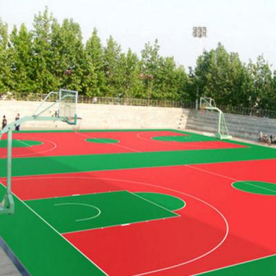 江口县职业技术学校篮球场