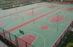 贵州省冶金建设公司技工学校篮球场