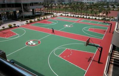 杭州市余杭区新理想高级中学篮球场