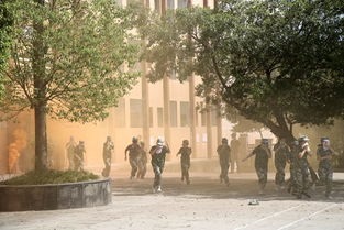 四川省南充市高坪中学消防演习