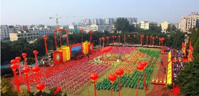 武胜烈面中学校操场